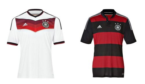 德国队历年球衣设计：黑白条纹到三条纹的经典演变