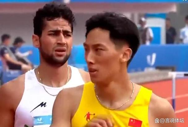 400米栏决赛，谢智宇48秒78打破全国纪录